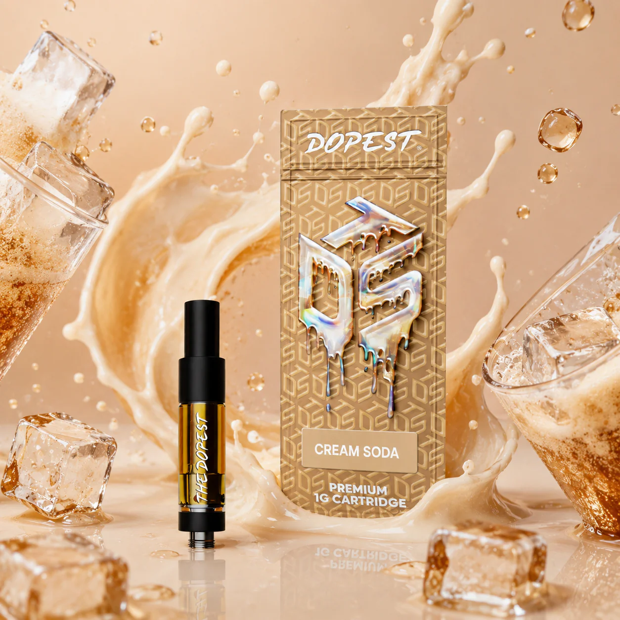 Cream Soda - THCA Vape Cartridge 1g