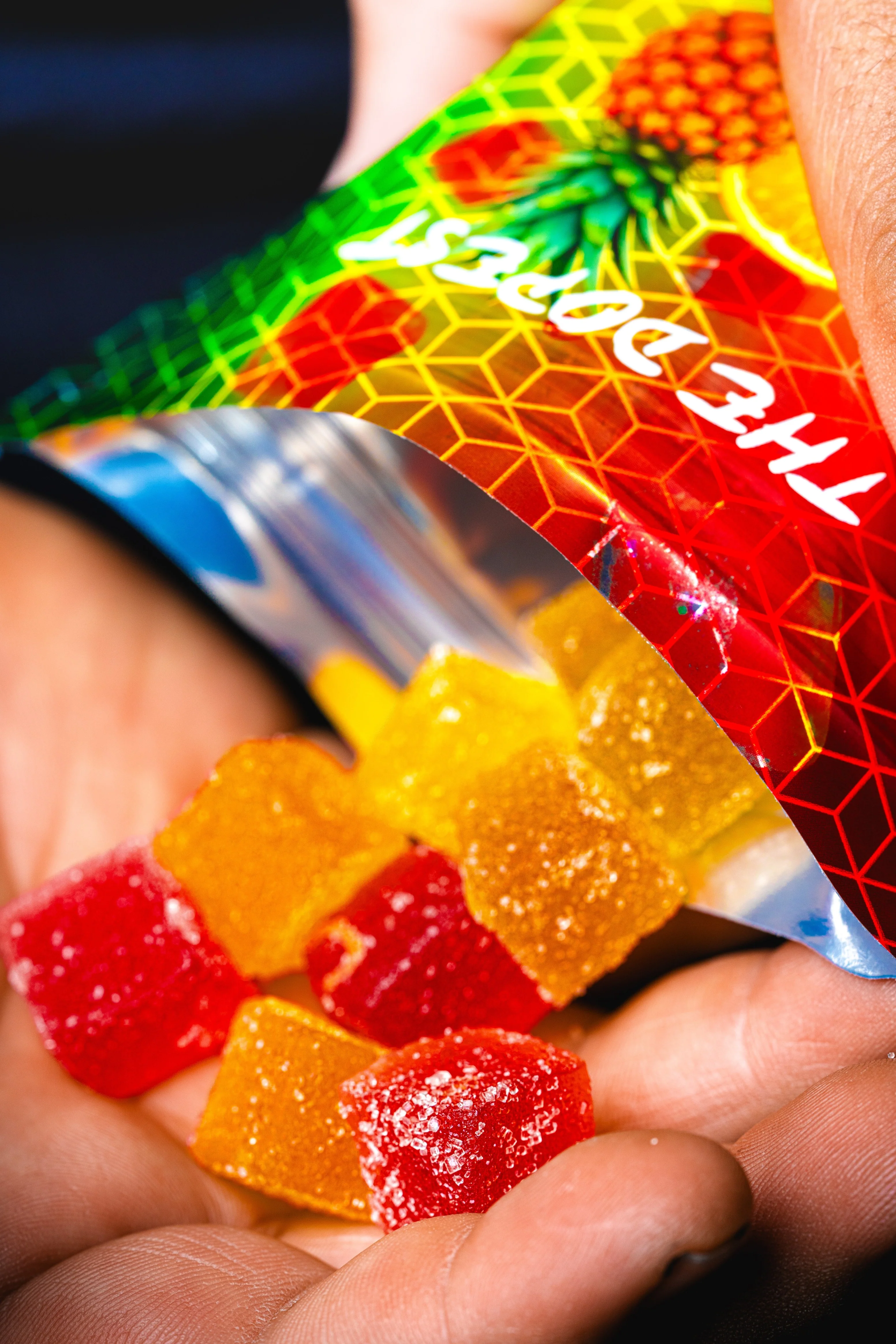 The Dopest Cubes: Mixed Fruit 100mg Delta 9 Gummies - Image 4