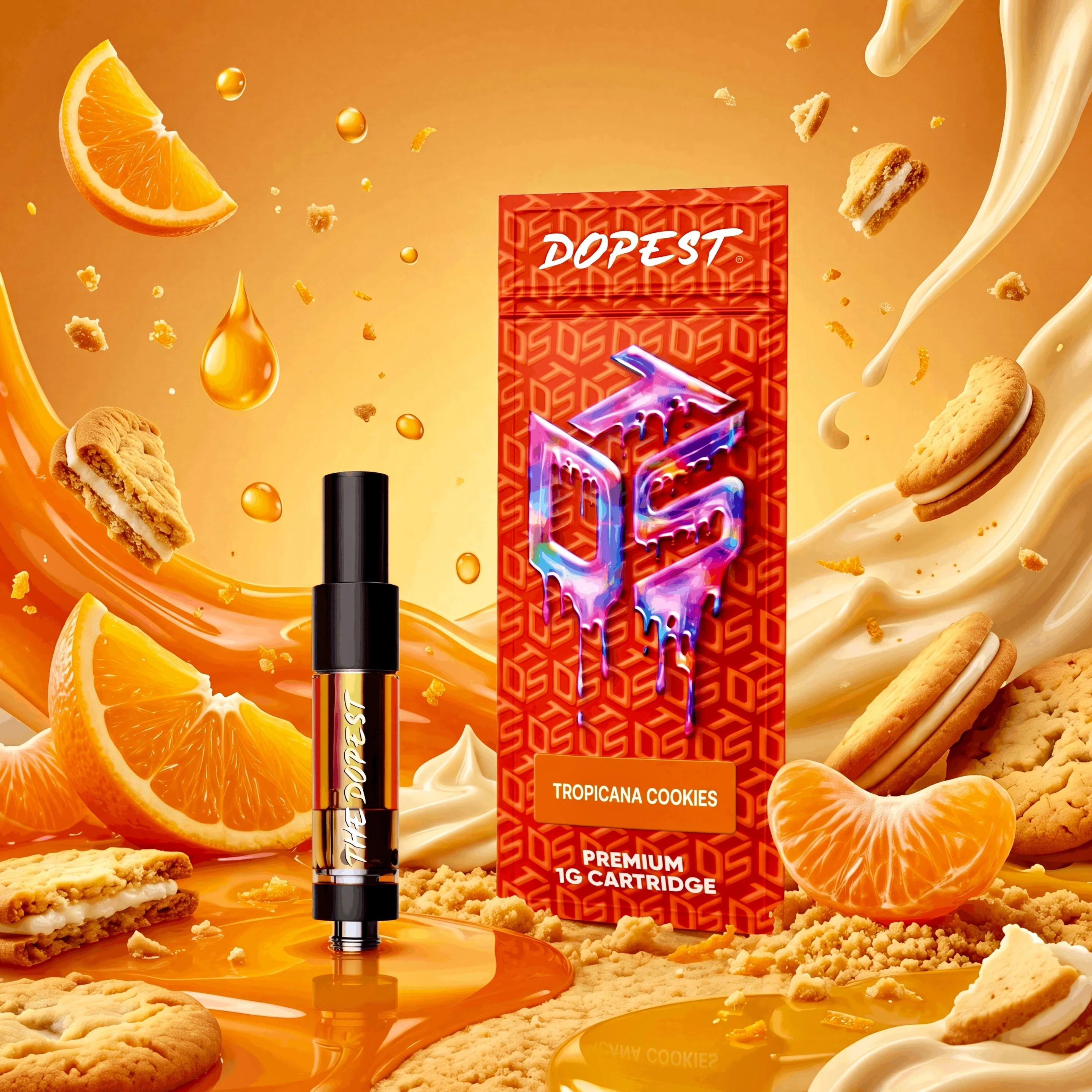 Tropicana Cookies - 1g THCA Vape Cartridge